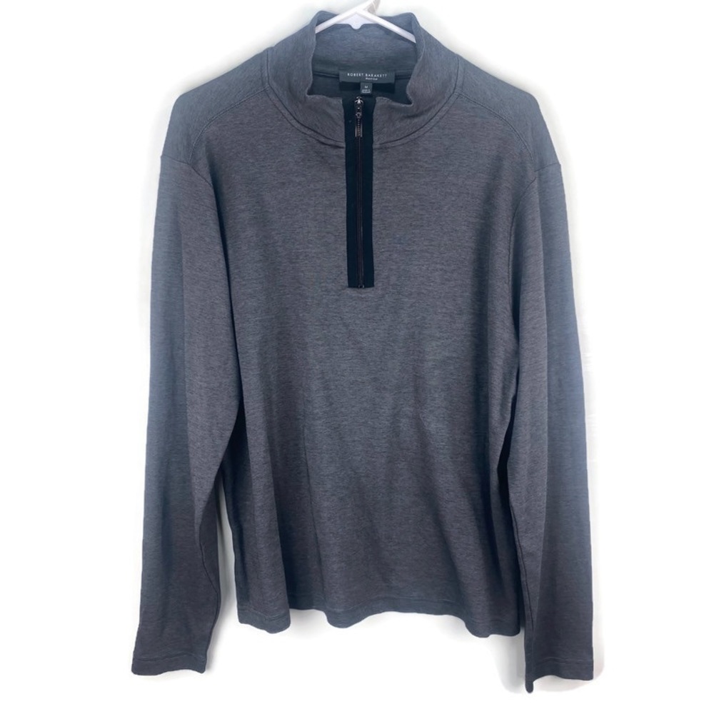 Men’s Robert Barakett Half Zip Long Sleeve Sweater